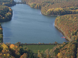 Luftbild des Ellertshäuser Sees