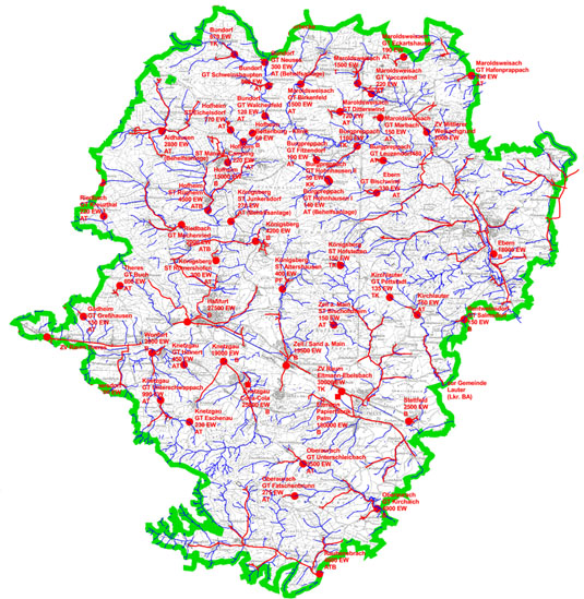 Abwasserentsorgung Landkreis Hassberge