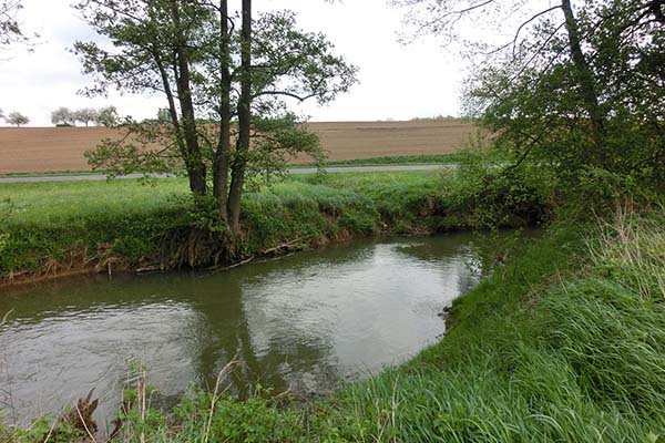 Nassach Römershofen - Baubereich vor Maßnahmenbeginn